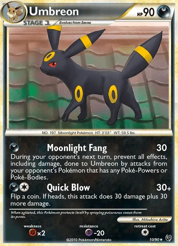 Umbreon Undaunted card