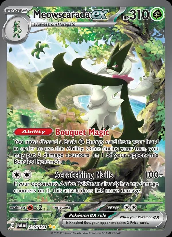 Meowscarada ex Paldea Evolved card