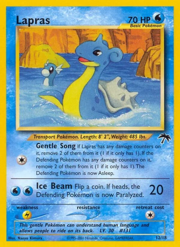 Lapras Southern Islands card