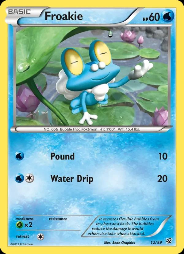 Froakie Kalos Starter Set card
