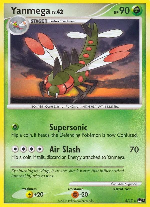 Yanmega POP Series 8 card