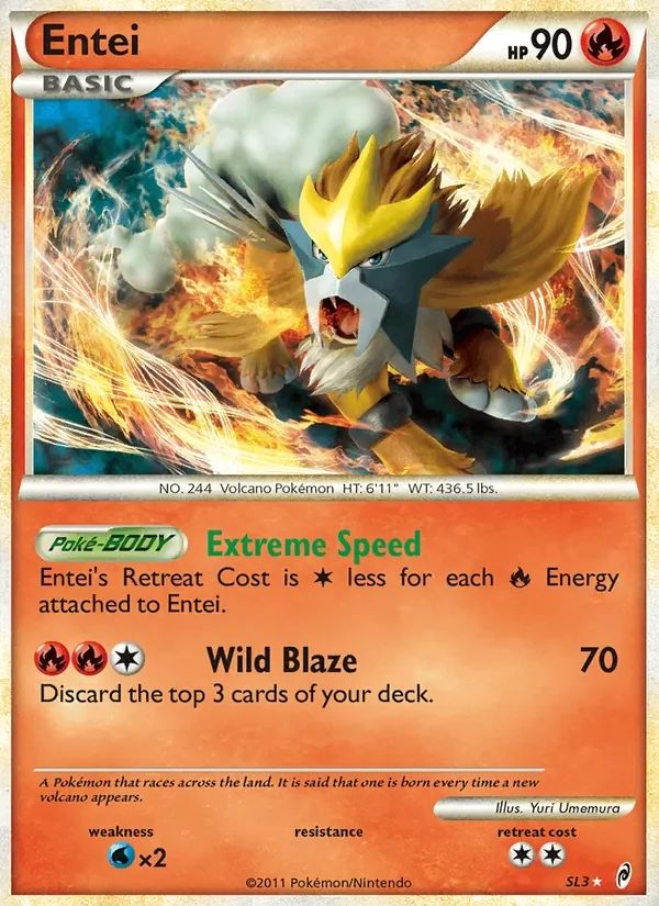 Entei Call of Legends card
