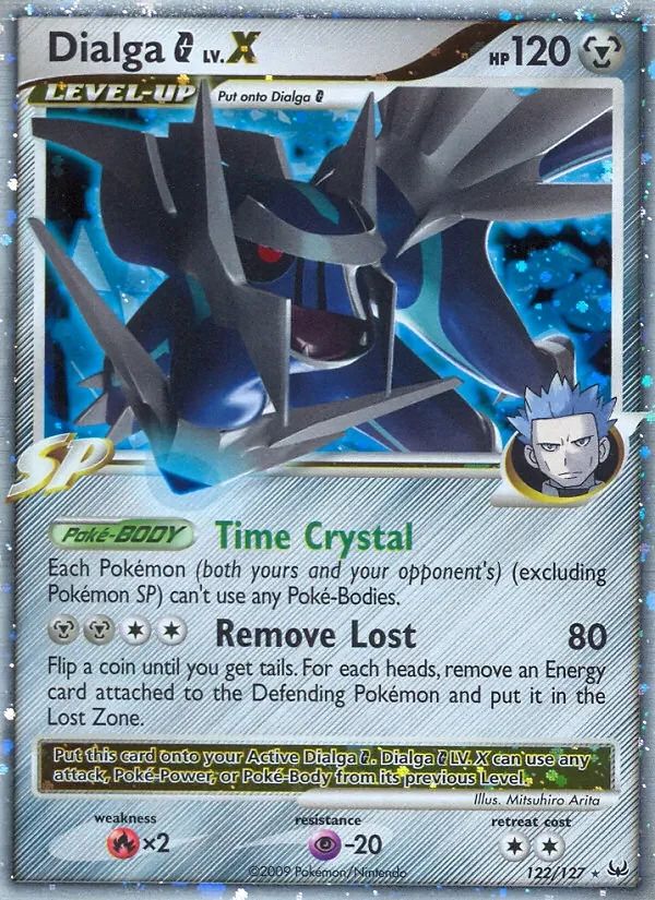 Dialga G LV. X Platinum card