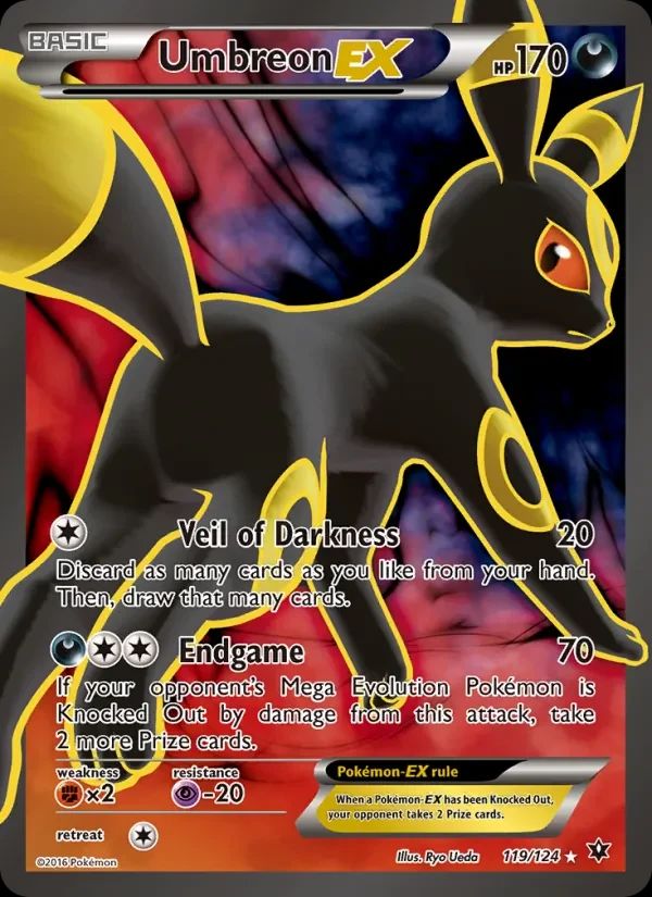 Umbreon EX Fates Collide card