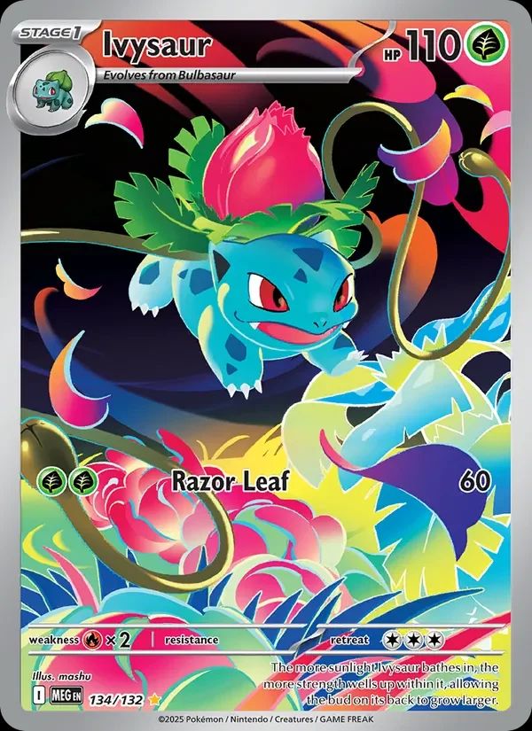 Ivysaur Mega Evolution card