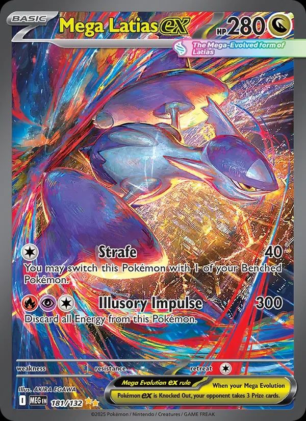 Mega Latias ex Mega Evolution card