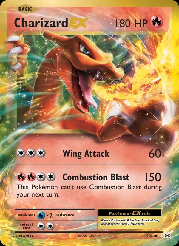 Charizard EX Evolutions card
