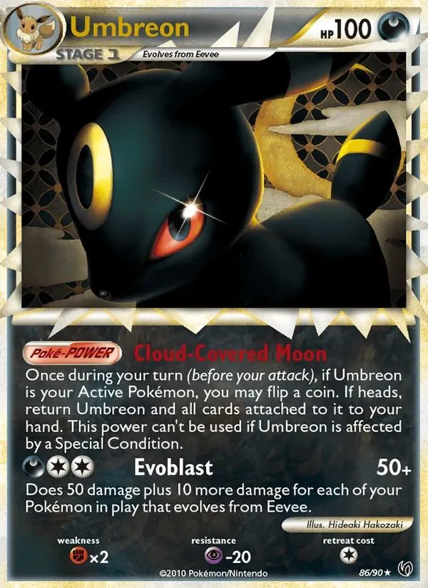Umbreon Undaunted card