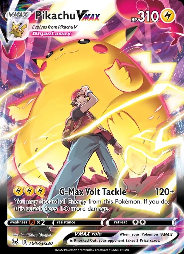 Pikachu VMAX Lost Origin card