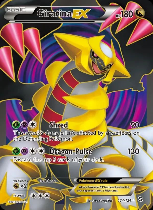 Giratina EX Dragons Exalted card