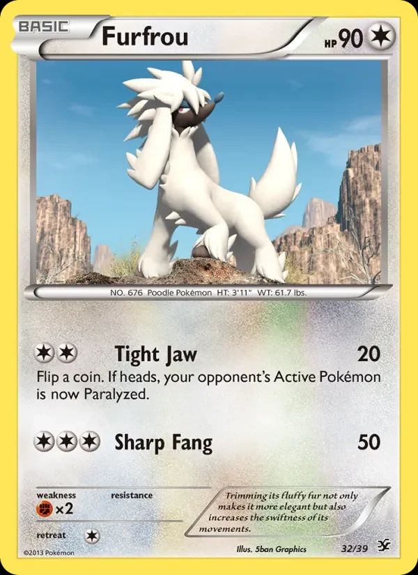Furfrou Kalos Starter Set card