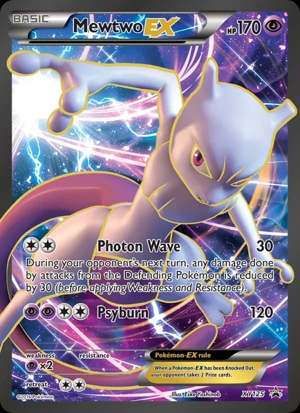 Mewtwo EX XY Black Star Promos card