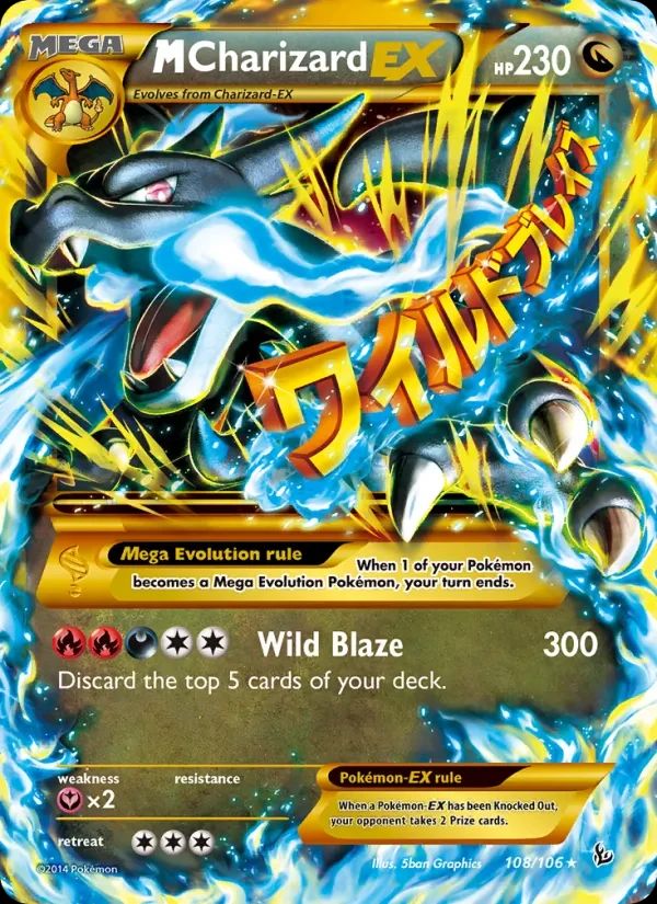 M Charizard EX Flashfire card