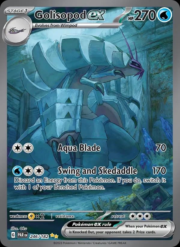 Golisopod ex Paradox Rift card