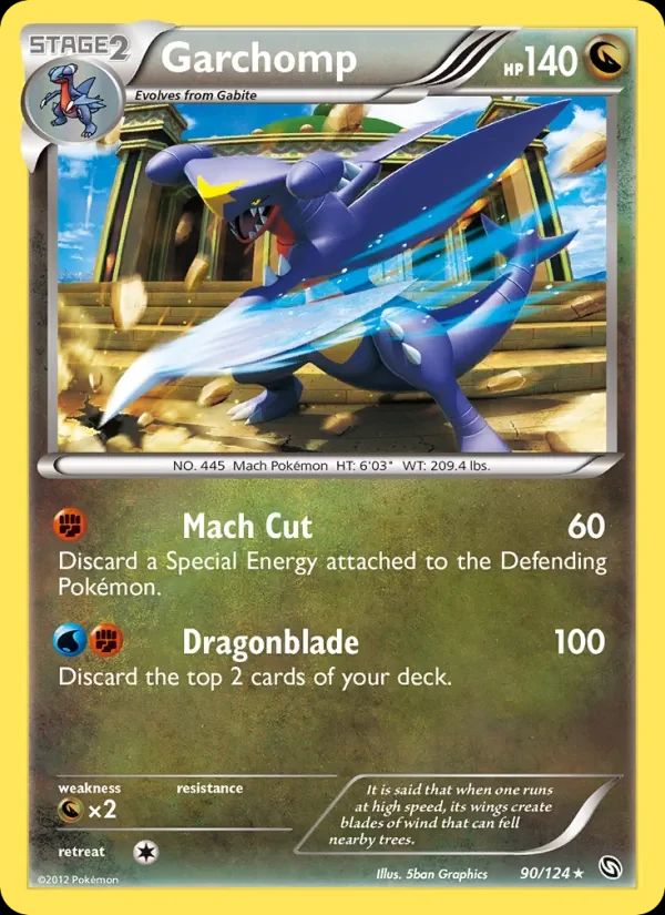 Garchomp Dragons Exalted card