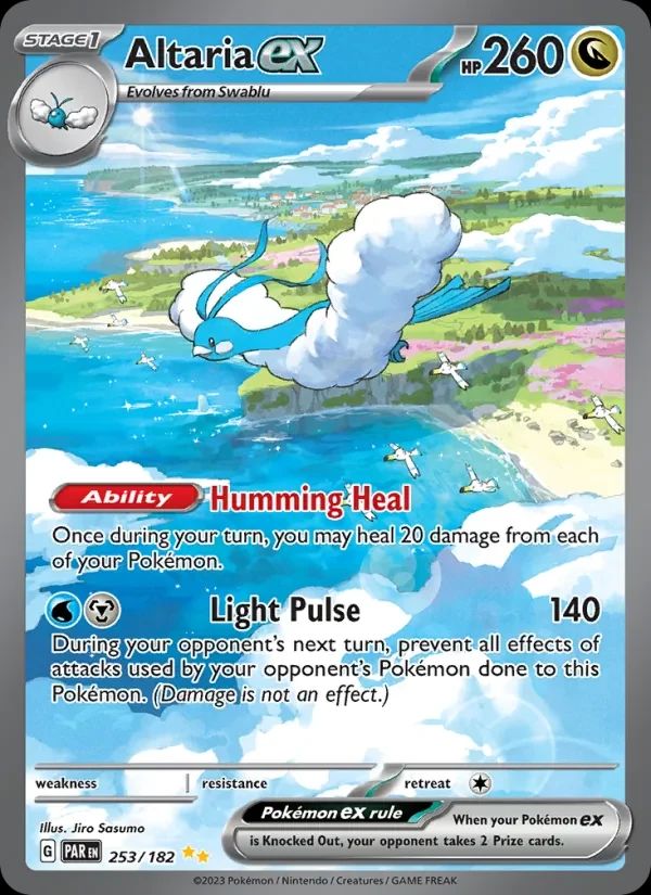 Altaria ex Paradox Rift card