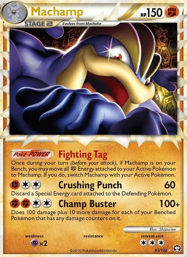 Machamp Triumphant card