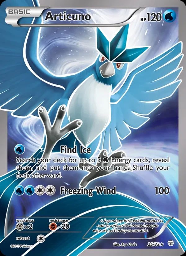 Articuno Generations card