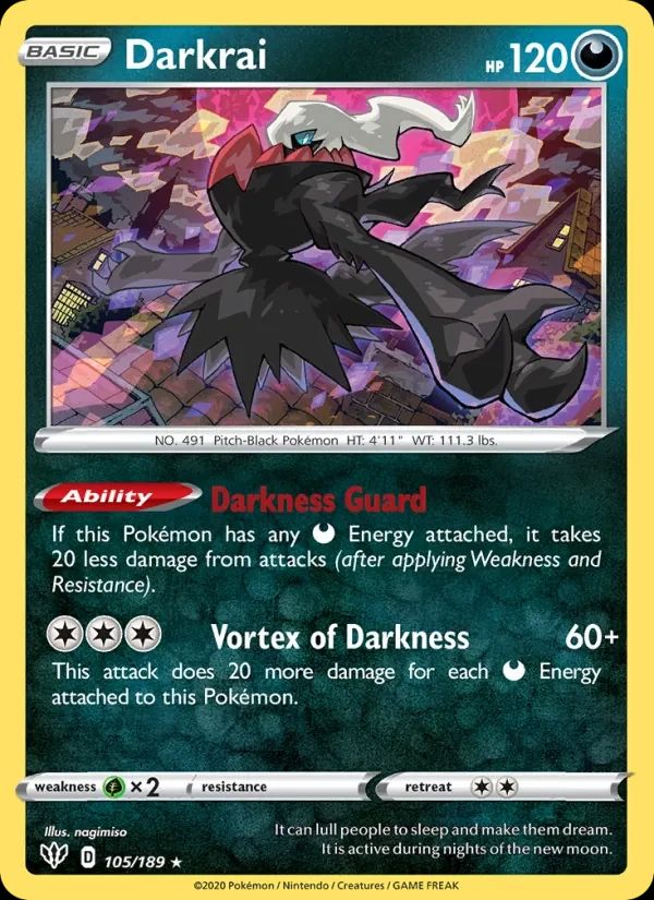 Darkrai Darkness Ablaze card