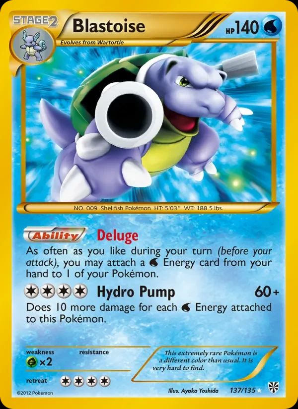 Blastoise Plasma Storm card