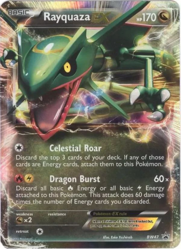 Rayquaza EX BW Black Star Promos card
