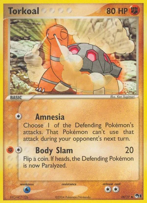 Torkoal POP Series 1 card