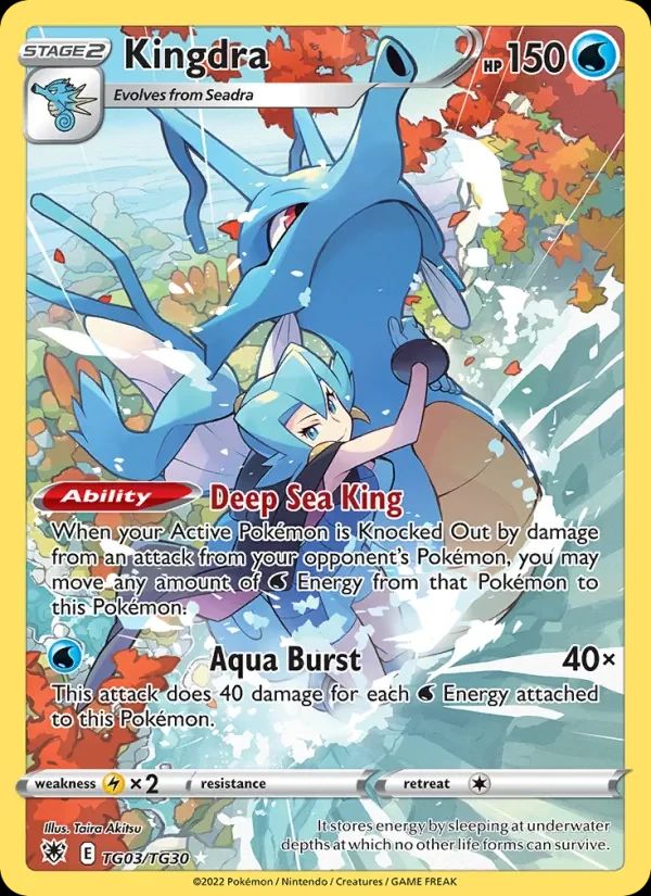 Kingdra Astral Radiance card