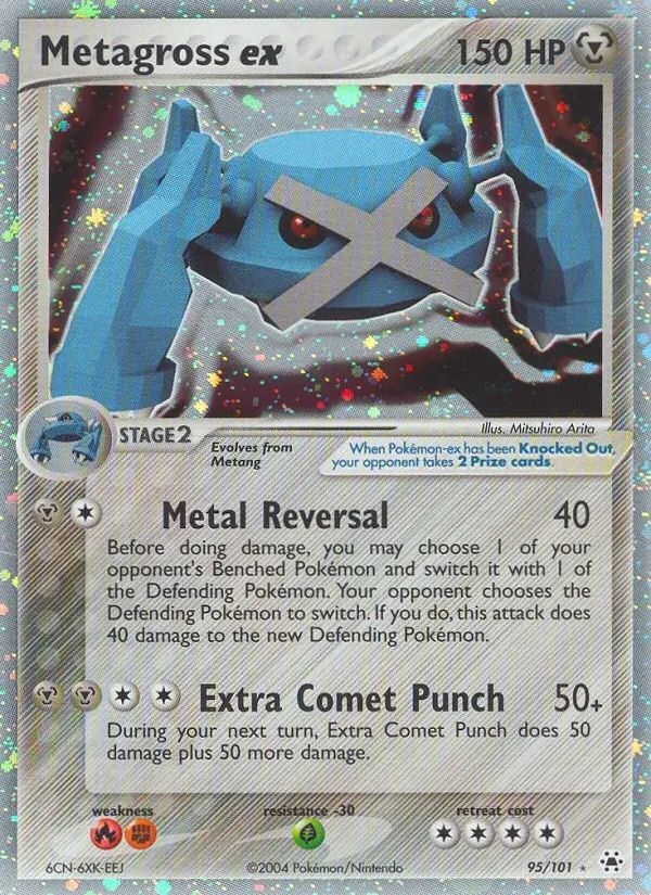 Metagross EX EX Hidden Legends card