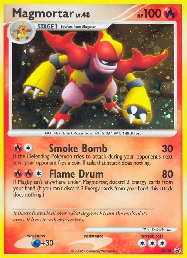 Magmortar DP Black Star Promos card