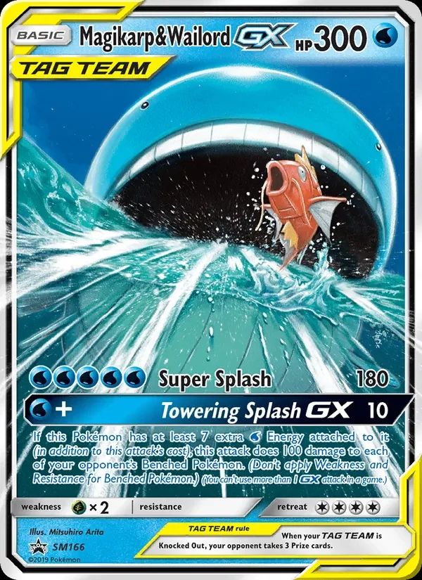 Magikarp & Wailord GX SM Black Star Promos card