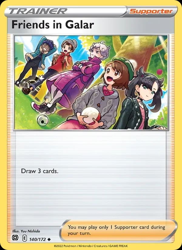 Friends in Galar Brilliant Stars card