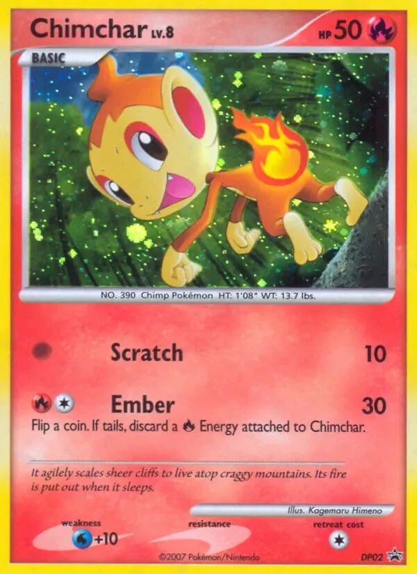 Chimchar DP Black Star Promos card
