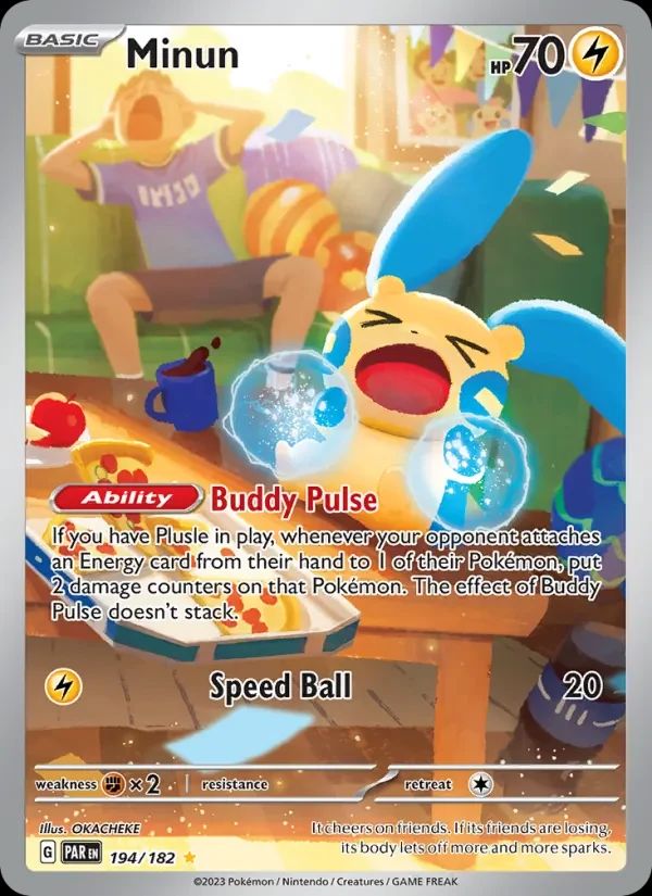 Minun Paradox Rift card