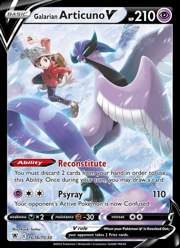 Galarian Articuno V Astral Radiance card