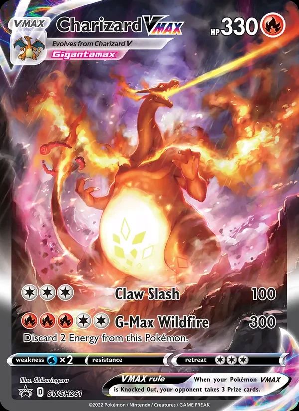 Charizard VMAX SWSH Black Star Promos card