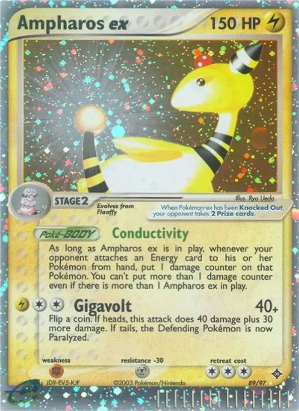Ampharos EX EX Dragon card