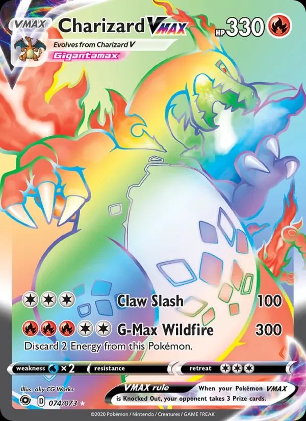 Charizard VMAX Champion's Path card