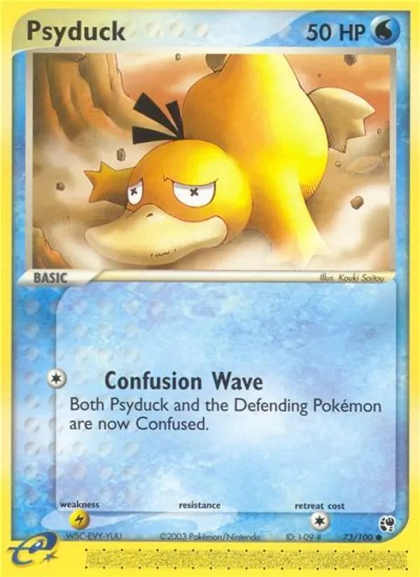 Psyduck EX Sandstorm card