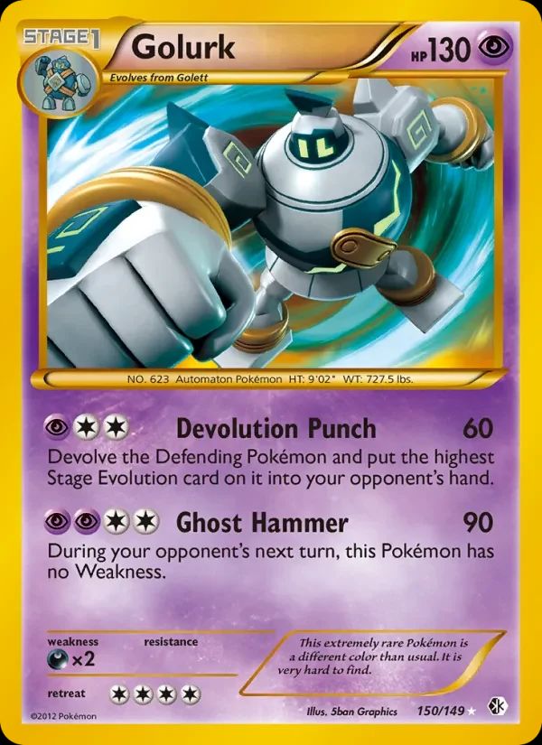 Golurk Boundaries Crossed card