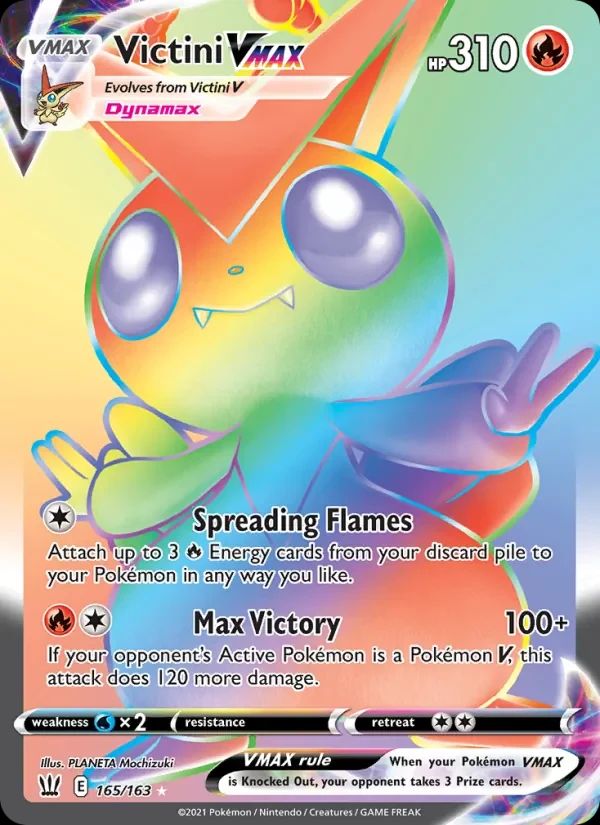 Victini VMAX Battle Styles card