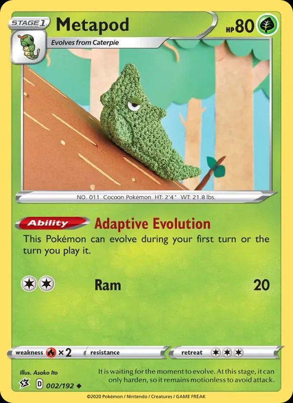 Metapod Rebel Clash card