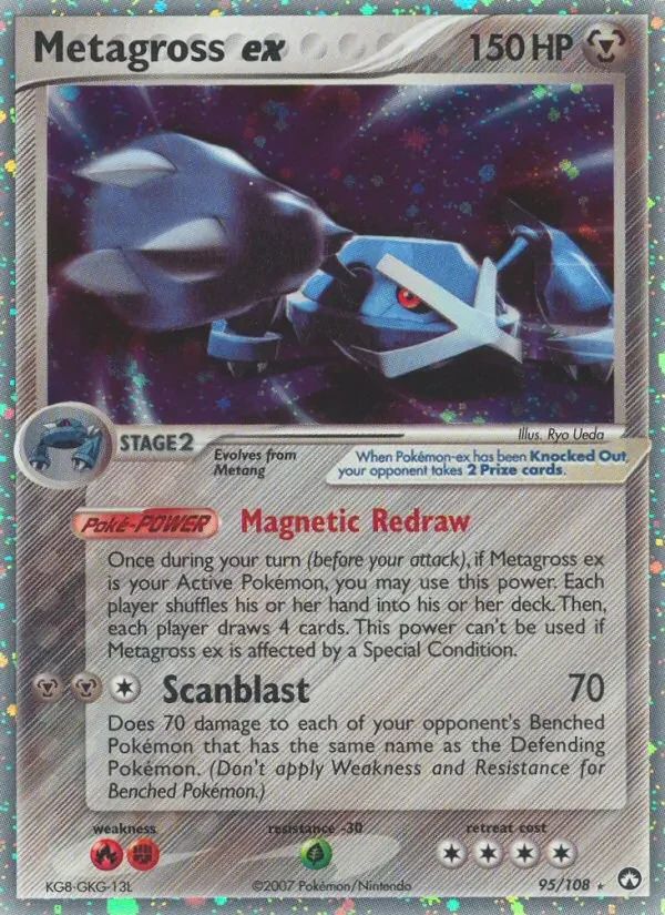Metagross EX EX Power Keepers card