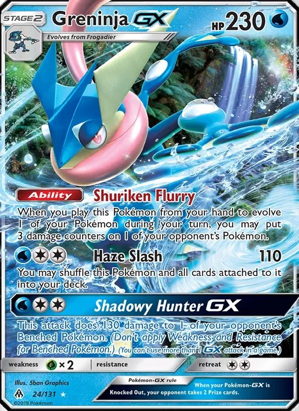 Greninja-GX Forbidden Light card