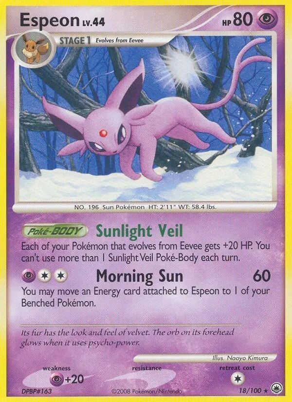 Espeon Majestic Dawn card