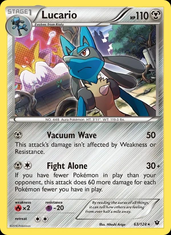 Lucario Fates Collide card