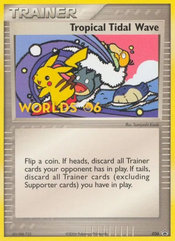 Tropical Tidal Wave Nintendo Black Star Promos card