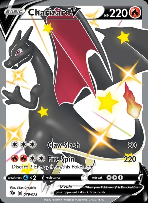 Charizard V Champion's Path card