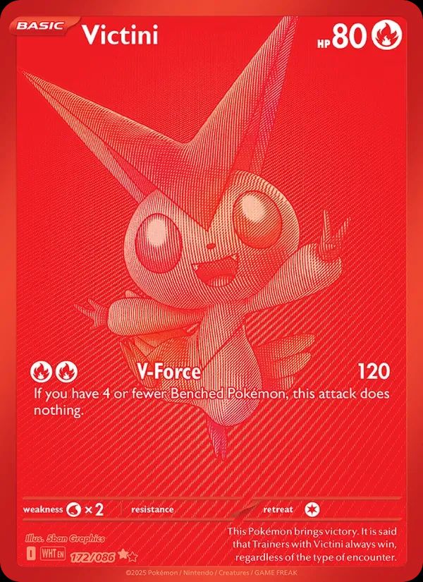 Victini White Flare card
