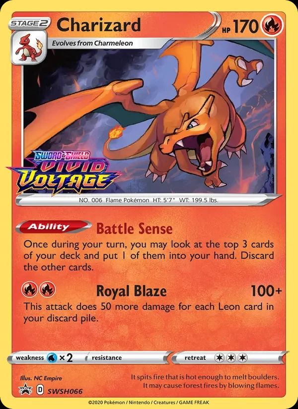 Charizard SWSH Black Star Promos card
