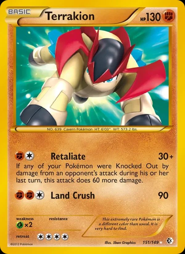 Terrakion Boundaries Crossed card